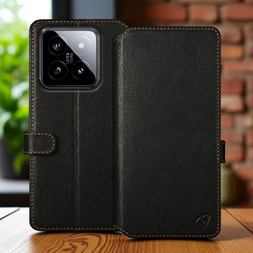 чохол-гаманець на Xiaomi 14 Чорний Stenk Premium Wallet фото 1