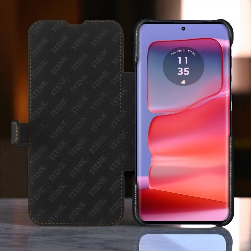 чехол книжка на Motorola Edge 50 Pro Чорний Stenk Premium фото 2