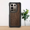 Шкіряна накладка Stenk WoodBacker для Infinix Note 50 Pro Plus 5G Чорний