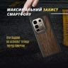 Шкіряна накладка Stenk WoodBacker для Infinix Note 50 Pro Plus 5G Чорний