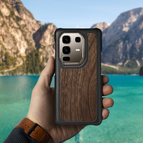 бампер на Infinix Note 50 Pro Plus 5G Чорний Stenk WoodBacker фото 3