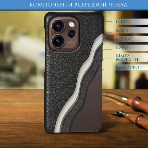 бампер на OPPO Reno15 Pro Чорний Stenk Cover фото 4