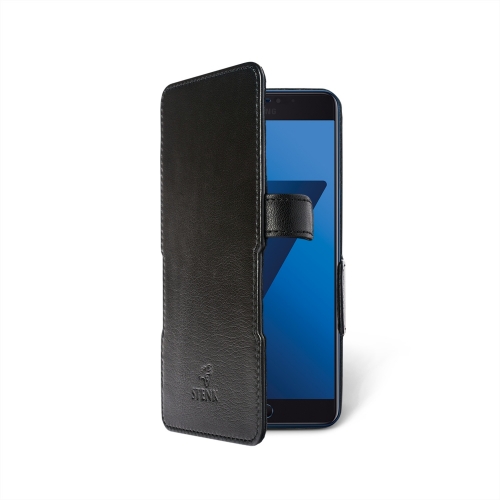 чохол-книжка на Samsung Galaxy C7 Pro Чорний Stenk Сняты с производства фото 2