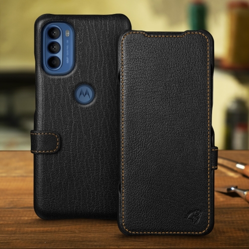 чехол-книжка на Motorola Moto G41 Черный Stenk Premium фото 1