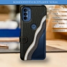 Чехол книжка Stenk Premium для Motorola Moto G41 Черный