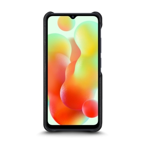 Шкіряна накладка Stenk Reptile Cover для Xiaomi Redmi 12C Чорна