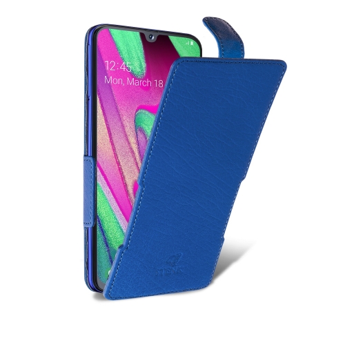 чехол-флип на Samsung Galaxy A40 Ярко-синий Stenk Prime фото 2