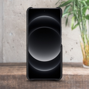 Шкіряна накладка Stenk Cover для Xiaomi 14 Ultra Чорна