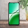 Кожаная накладка Stenk Cover для OPPO Reno12 FS Черный