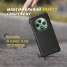 Кожаная накладка Stenk Cover для OPPO Reno12 FS Черный