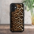 Кожаная накладка Stenk ExBacker для Apple iPhone 16 Plus Леопард пони