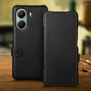 Чехол книжка Stenk Premium для Xiaomi Poco X7 Pro Чёрный