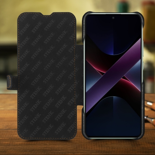 чехол-книжка на Xiaomi Poco X7 Pro Черный Stenk Premium фото 2