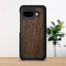 Шкіряна накладка Stenk WoodBacker для Google Pixel 9a Чорний
