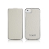 Чехол флип iCarer для iPhone 5 / 5S Electroplating White