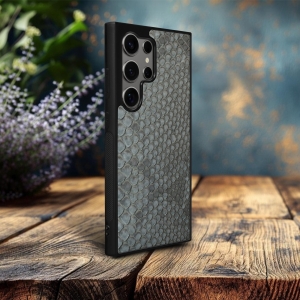 Накладка SkinBacker Mini Python Scales для Samsung Galaxy S24 Ultra Сірий