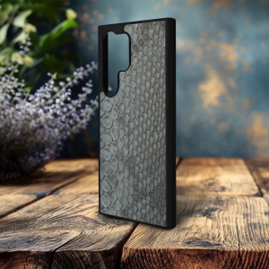 Накладка SkinBacker Mini Python Scales для Samsung Galaxy S24 Ultra Сірий