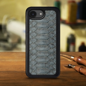 Накладка Stenk ExBacker Python Scales для Apple iPhone 16e Сірий
