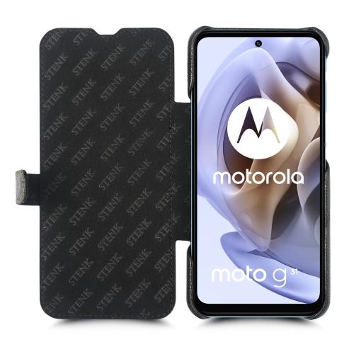 чохол-книжка на Motorola Moto G31 Чорний Stenk Premium фото 2