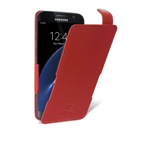 чохол-фліп на Samsung Galaxy S7 Червоний Stenk Prime фото 2