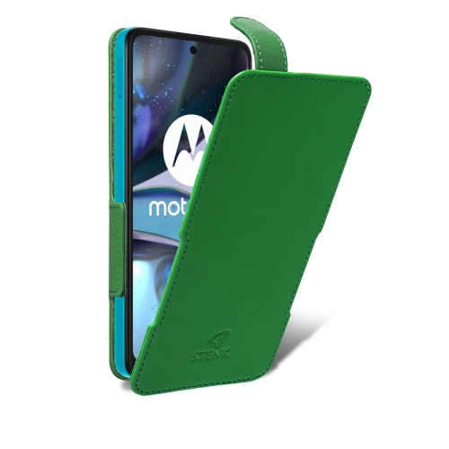 чехол-флип на Motorola Moto G22 Зелёный Stenk Prime фото 2