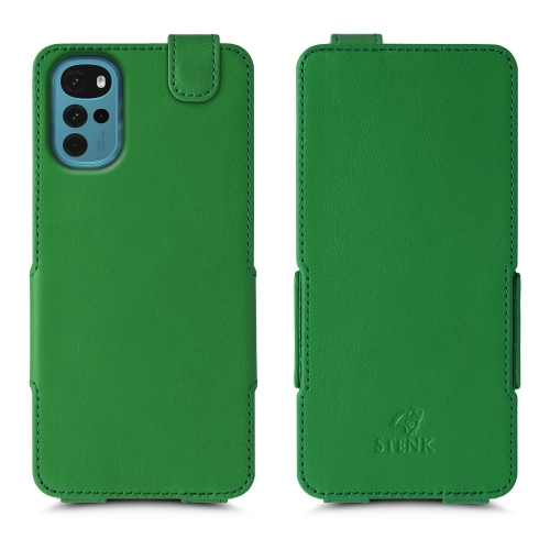 чехол-флип на Motorola Moto G22 Зелёный Stenk Prime фото 1
