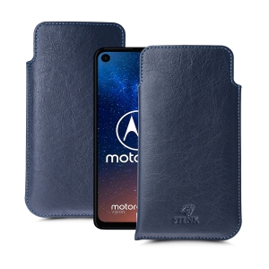 Футляр Stenk Elegance для Motorola One Vision Синій