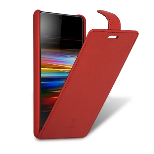 чохол-фліп на Sony Xperia L3 Червоний Stenk Premium фото 2