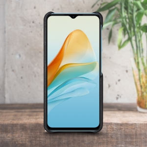 Кожаная накладка Stenk Cover для ZTE Blade V40 Design Чёрный