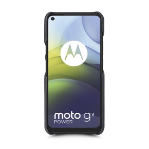 Шкіряна накладка Stenk Cover для Motorola G9 Power Чорна
