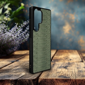 Накладка SkinBacker Python Scales Samsung Galaxy S25 Ultra Оливковий
