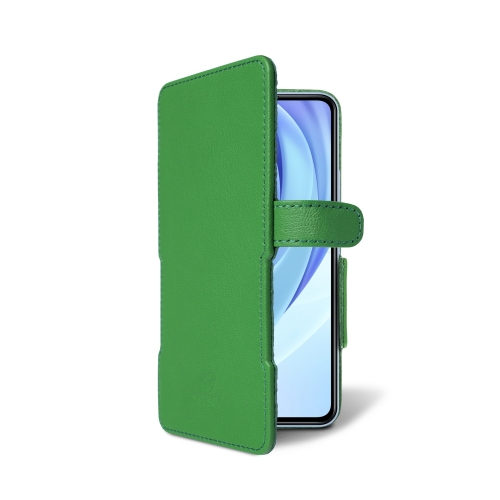 чехол-книжка на Xiaomi Mi 11 Lite Зелёный Stenk Prime фото 2