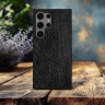 Накладка SkinBacker Mini Python Scales для Samsung Galaxy S24 Ultra Чёрный