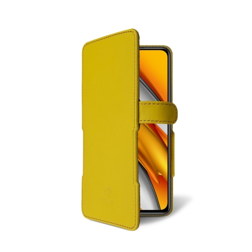 чехол-книжка на Xiaomi Poco F3 Желтый Stenk Prime фото 2