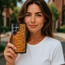 Накладка Stenk ExBacker Python Scales для Samsung Galaxy S25 Ultra Коричневый