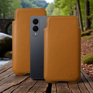 Футляр Stenk Sportage для Samsung Galaxy S25 Edge Camel