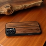 Накладка SkinBacker Wood для Apple iPhone 16 Plus Палисандр