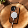 Накладка SkinBacker Wood для Apple iPhone 16 Plus Палисандр