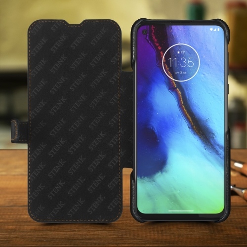 чохол-книжка на Motorola Moto G Pro Чорний Stenk Premium фото 2