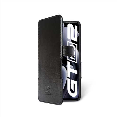 чехол-книжка на Realme GT Neo2 Черный Stenk Prime фото 2
