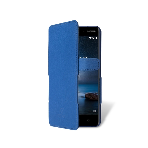 чехол-книжка на Nokia 8 Ярко-синий Stenk Prime фото 2