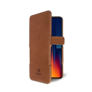 Чохол книжка Stenk Prime для Xiaomi Poco M6 Pro 4G Camel