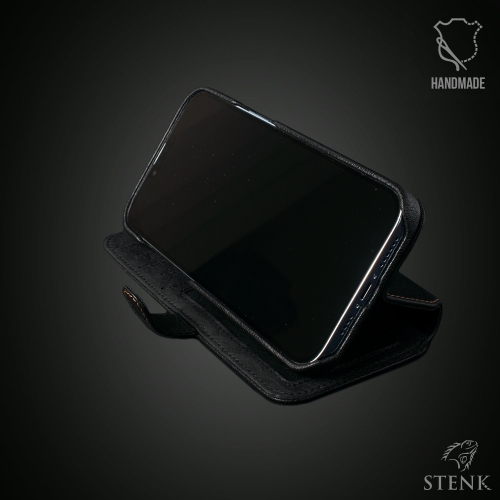 чехол-кошелек на Sony Xperia 10 VI Черный Stenk Premium Wallet фото 3