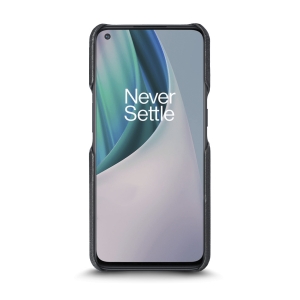 Шкіряна накладка Stenk Cover для OnePlus Nord N10 Чорна
