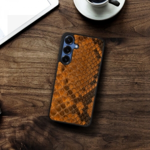 Накладка SkinBacker Mini Python Scales для Samsung Galaxy S25 Plus Коричневий