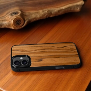 Накладка SkinBacker Wood для Apple iPhone 16 Plus Римська оливка