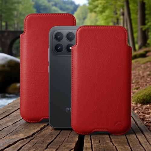 чохол-футляр на Xiaomi Poco F8 Pro Червоний Stenk Sportage фото 1