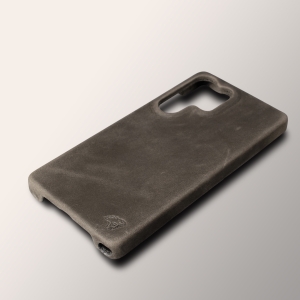 Шкіряна накладка Stenk Cover Crazy Horse Samsung Galaxy S26 Ultra Сірий