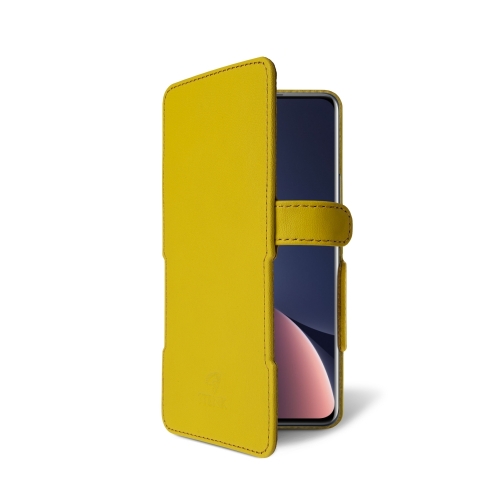чехол-книжка на Xiaomi 12 Pro 5G Желтый Stenk Prime фото 2