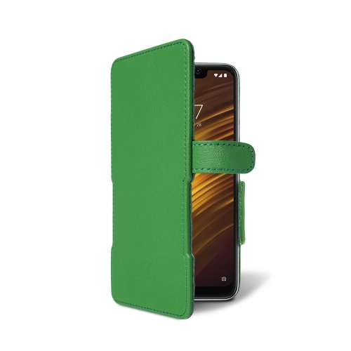 чехол-книжка на Xiaomi Pocophone F1 Зелёный Stenk Prime фото 2
